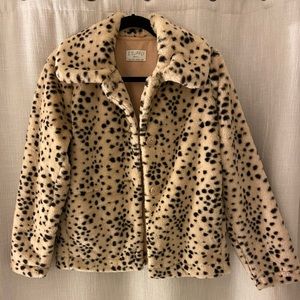 Z Supply Leopard Print Coat NWOT